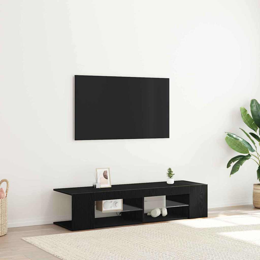 TV Cabinet Black 135 x 39 x 30 cm Engineered wood
